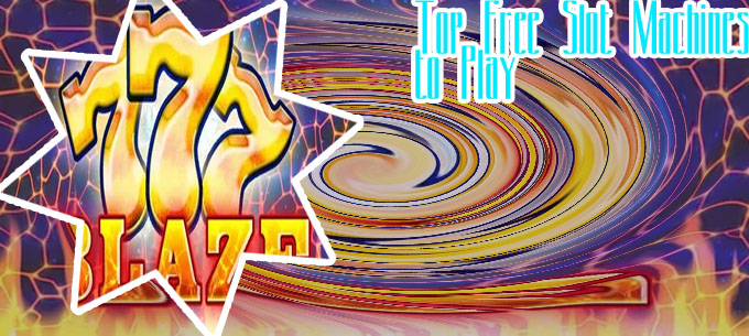 Blazing 777 slot machine