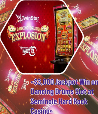 Dancing drum slot machine
