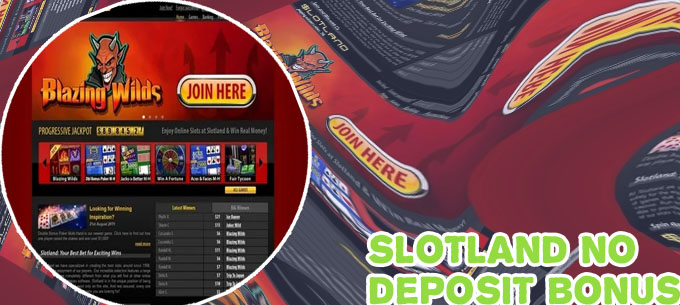 Slotland no deposit code
